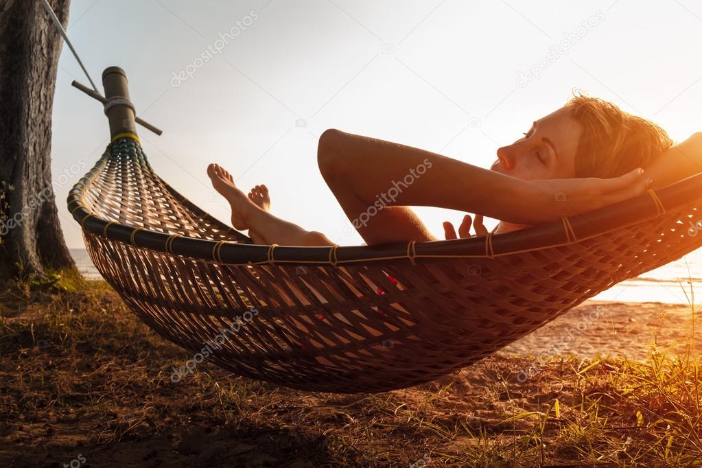 Lady on the beach