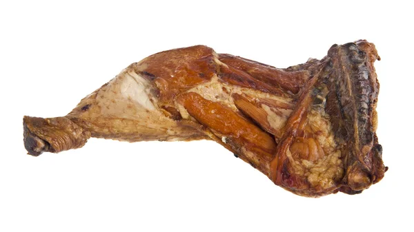 Carne di gallina sull'osso affumicata — Foto Stock