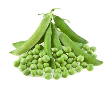 Taze olgun yeşil bezelye