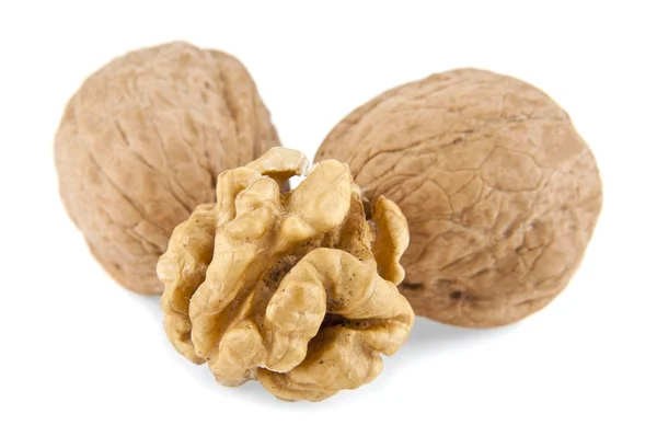 Ripe Dried walnuts — Stock Photo, Image