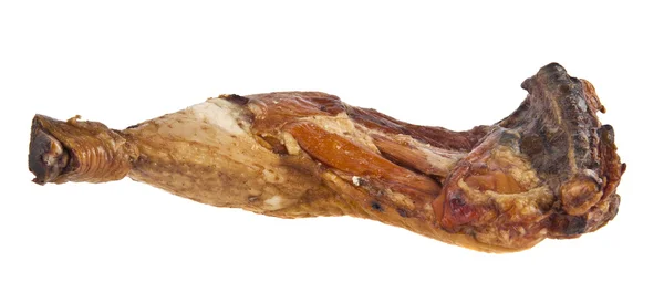 Копченое куриное мясо на кости — стоковое фото