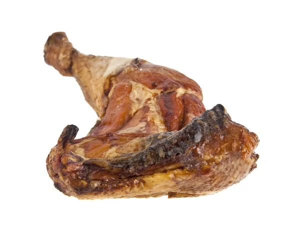 Smoked Hen meat on bone — Stock Photo, Image