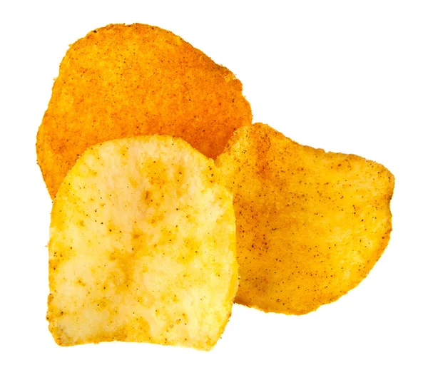 Knusprige goldene Chips — Stockfoto