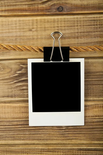 Blank old photo frame — Stock Photo, Image