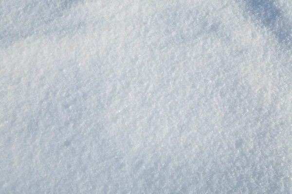 Textura branca de neve fresca — Fotografia de Stock
