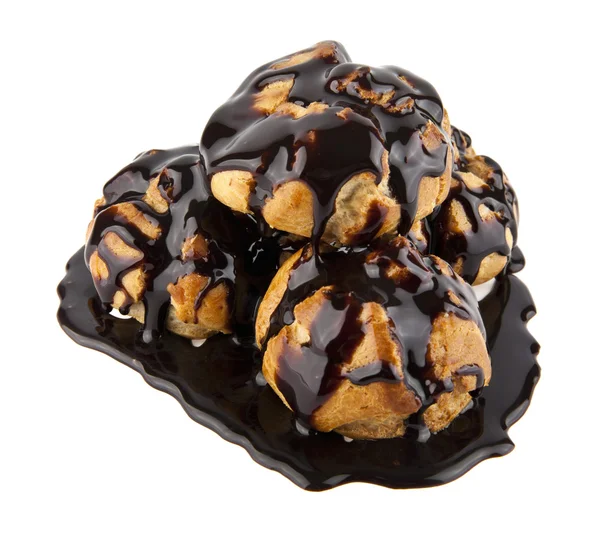 Słodki eklery w czekoladzie — Zdjęcie stockowe