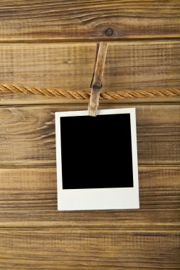 boş eski fotoğraf çerçevesi