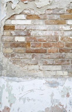 eski tuğla duvar yapısını