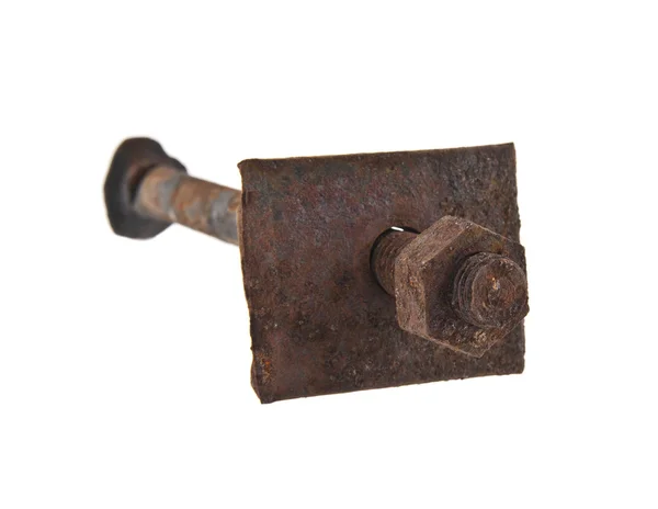 古い鉄のスクリュー ボルト — ストック写真