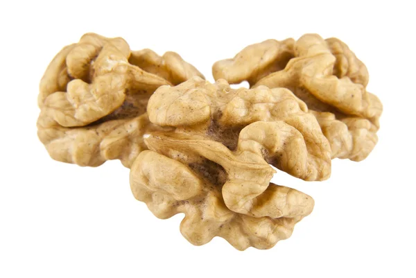Nuts are isolated on a white background — Stock Photo, Image