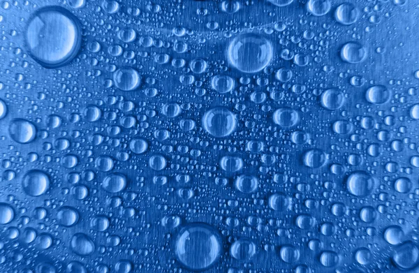 Gotas de agua abstracta azul — Foto de Stock