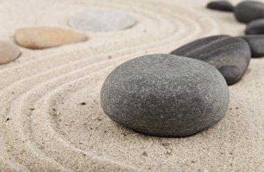 taş ve kum için meditasyon ve gevşeme için arka plan