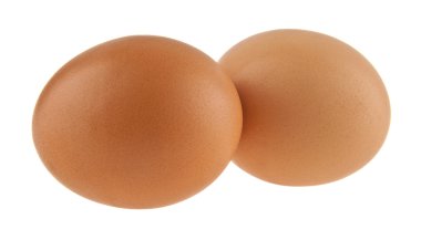 tavuk yumurta beyaz bir arka plan üzerinde izole