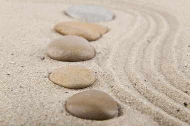 taş ve kum için meditasyon ve gevşeme için arka plan
