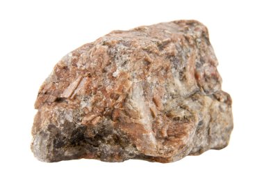 Beyaz bir arka plan üzerinde izole taş