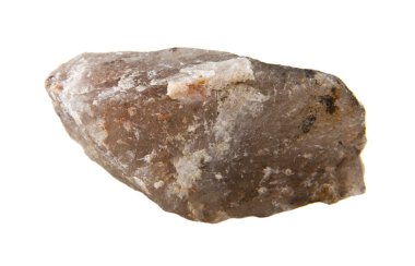 Beyaz bir arka plan üzerinde izole taş