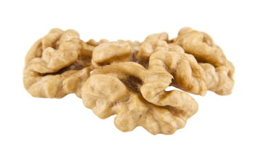 Beyaz arka plan closeup izole ceviz