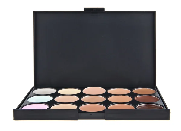 Make-up bunte Lidschatten-Paletten — Stockfoto