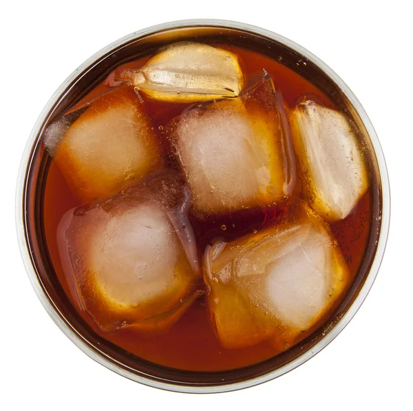 Beber cola con hielo —  Fotos de Stock