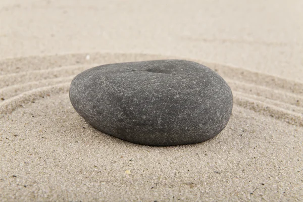 Fond avec des pierres et du sable pour la méditation et la détente à — Photo