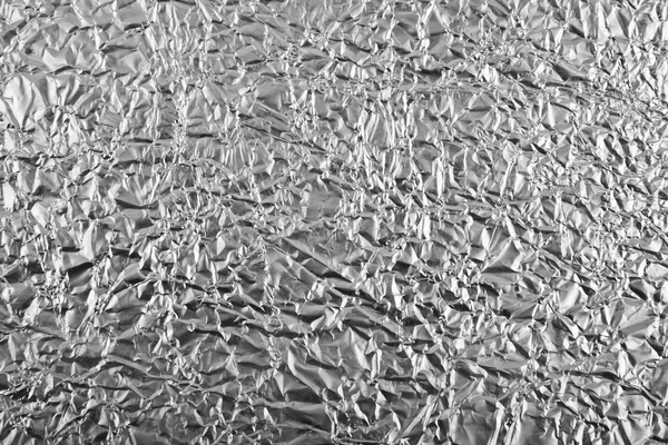 Crumpled silver background close-up as background — Stock Photo, Image