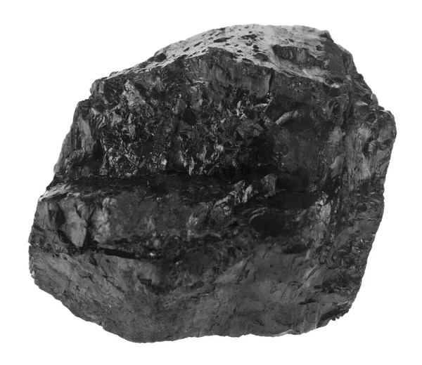 Kömür Beyaz Bir Arkaplanda Izole Edilmiş — Stok fotoğraf
