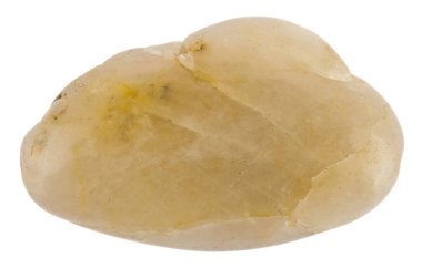 Beyaz arka planda izole edilmiş akvaryum taşları.