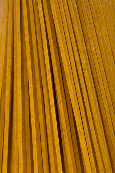 Rauwe Spaghetti Pasta Als Achtergrond Lange Spaghetti Ruw Spaghetti Behang — Stockfoto