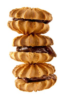 Cookie üzerine beyaz