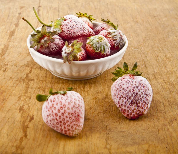 Fragola congelata — Foto Stock