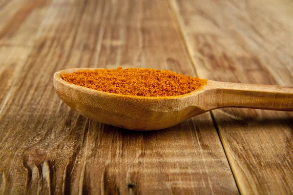 Kaşığı Cayenne — Stok fotoğraf