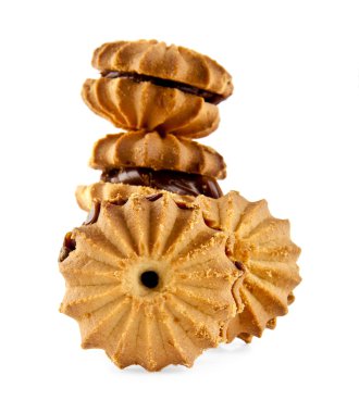 Cookie üzerine beyaz