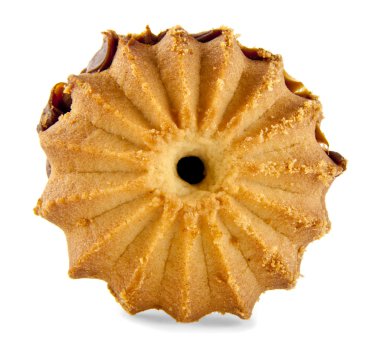 Cookie üzerine beyaz