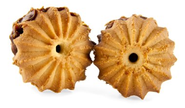 Cookie üzerine beyaz