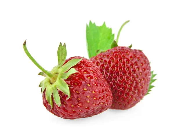 Strawberry on white — Stock Photo, Image