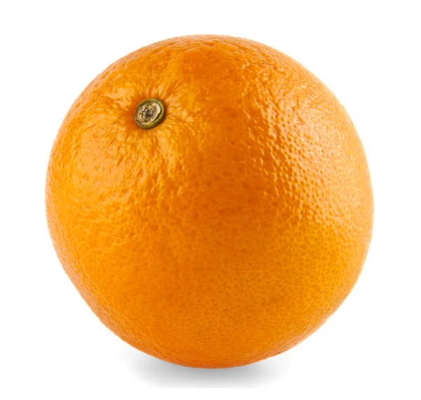 Orange på vit — Stockfoto