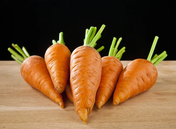 Cenouras na mesa — Fotografia de Stock