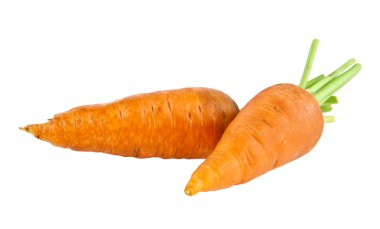 beyaz üzerine havuç