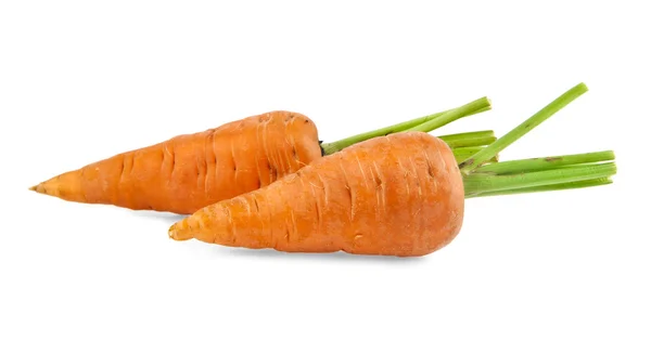Морква на білому — стокове фото