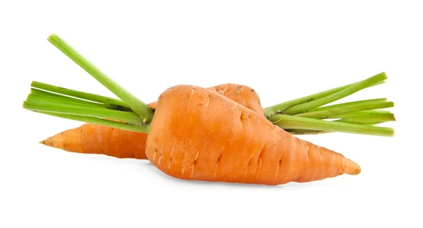 Zanahorias sobre blanco — Foto de Stock