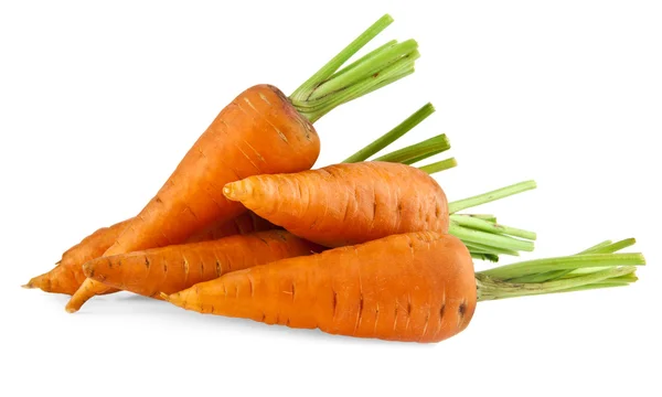 Морква на білому — стокове фото