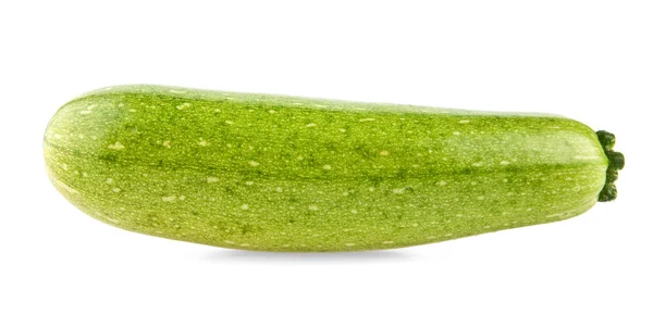 Courgette op wit — Stockfoto