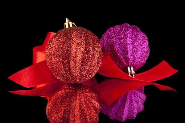 Bolas de decoraciones de Navidad — Foto de Stock