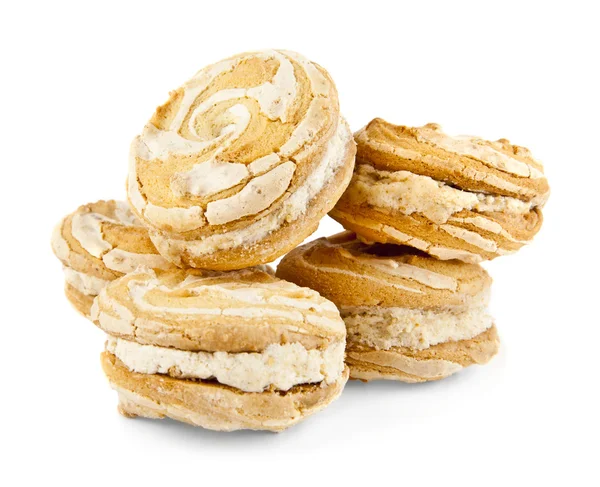 Galletas sobre blanco — Foto de Stock