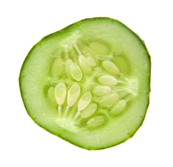 Beyaz üzerine salatalık — Stok fotoğraf