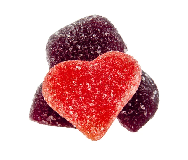 Marmalade hearts — Stock Photo, Image