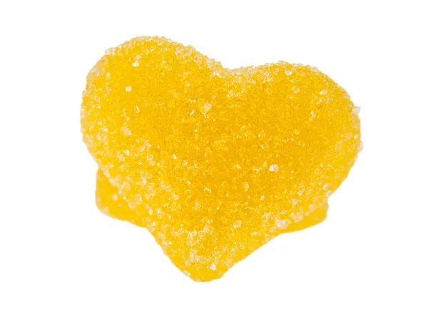 Fruit marmalade hearts — Stock Photo, Image