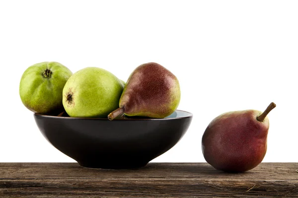 Pears in dish — Stock Photo, Image