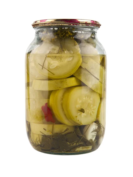 Canned zucchini — Stock Image Canned zucchini Stock Picture