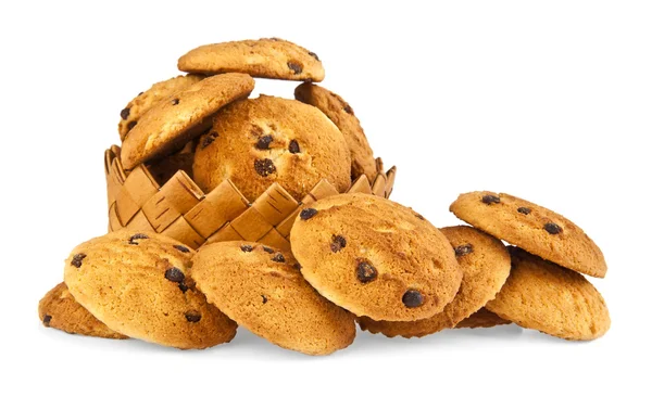Cookie with chocolate — Stock Photo, Image